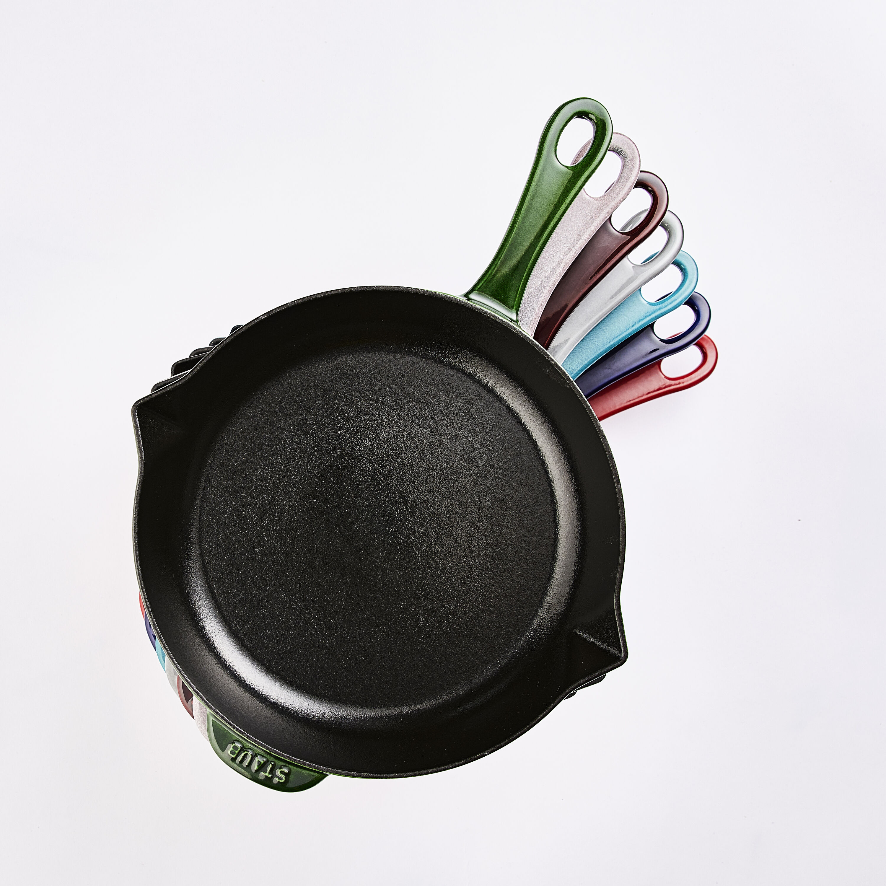 Cast Iron 12-Inch Fry Pan, Basil view 5