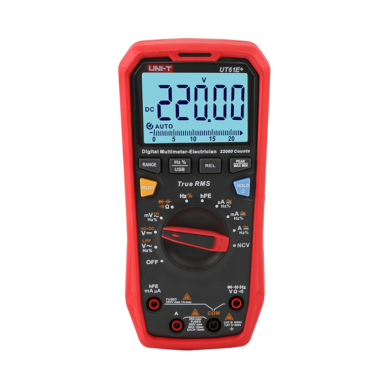 UT61E+ 22,000-Count True-RMS Multimeter
