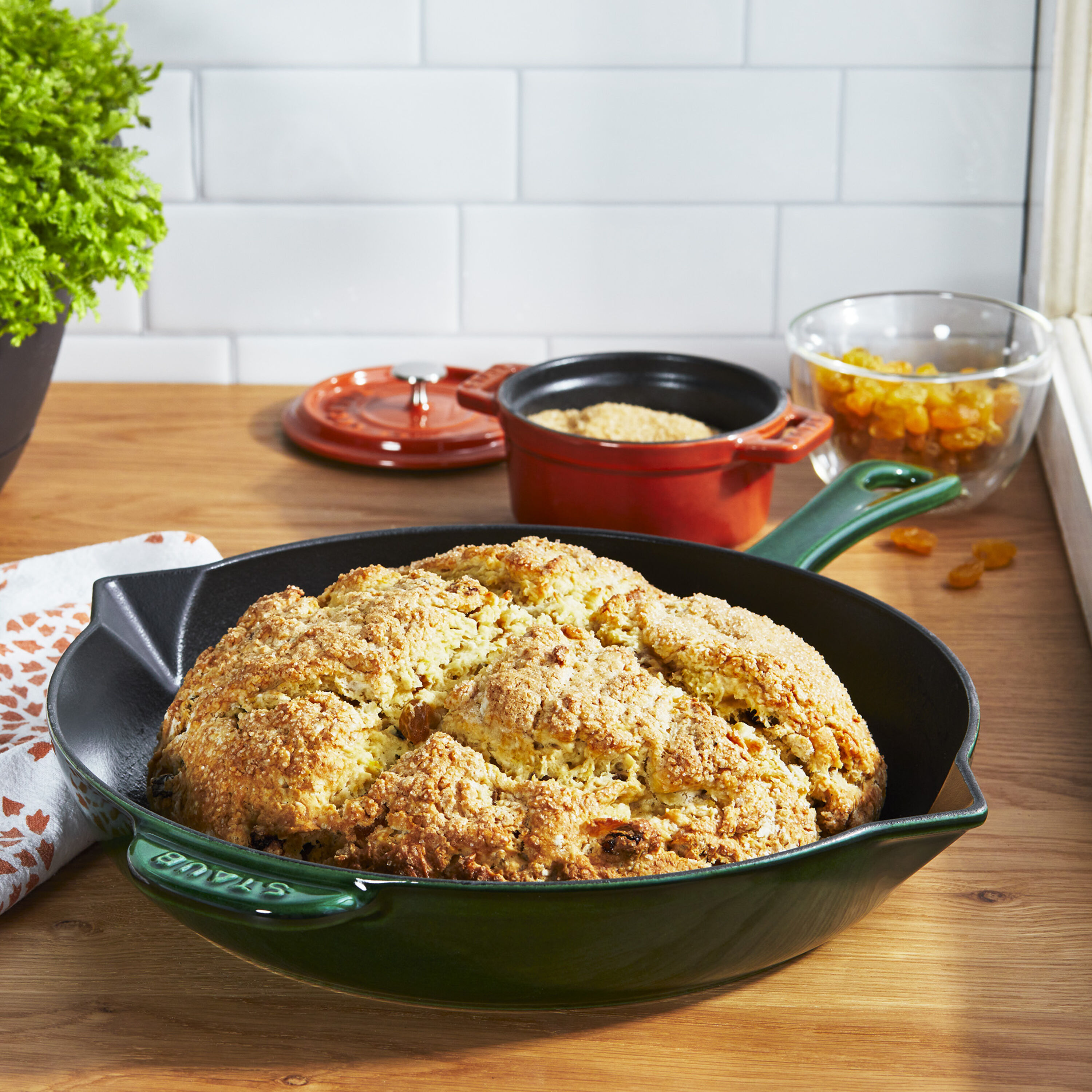 Cast Iron 12-Inch Fry Pan, Basil view 2