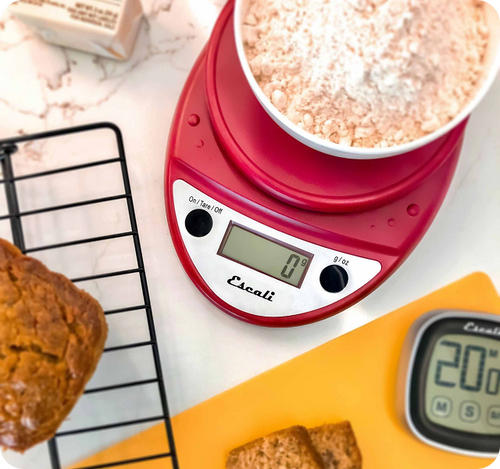 Primo Digital Food Scale, P115, Chrome
