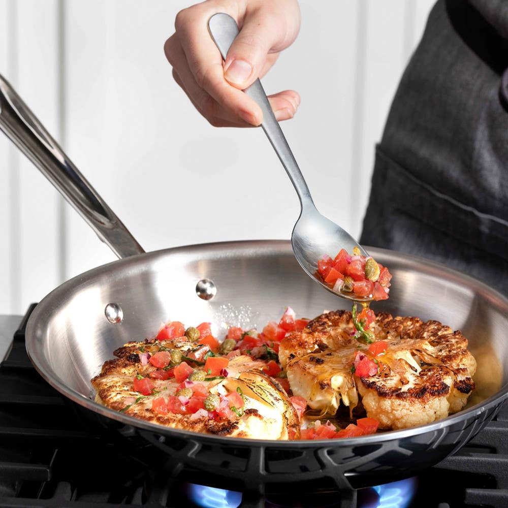 D3® Stainless 3-Ply Bonded Cookware Fry Pan, 12 Inch view 4