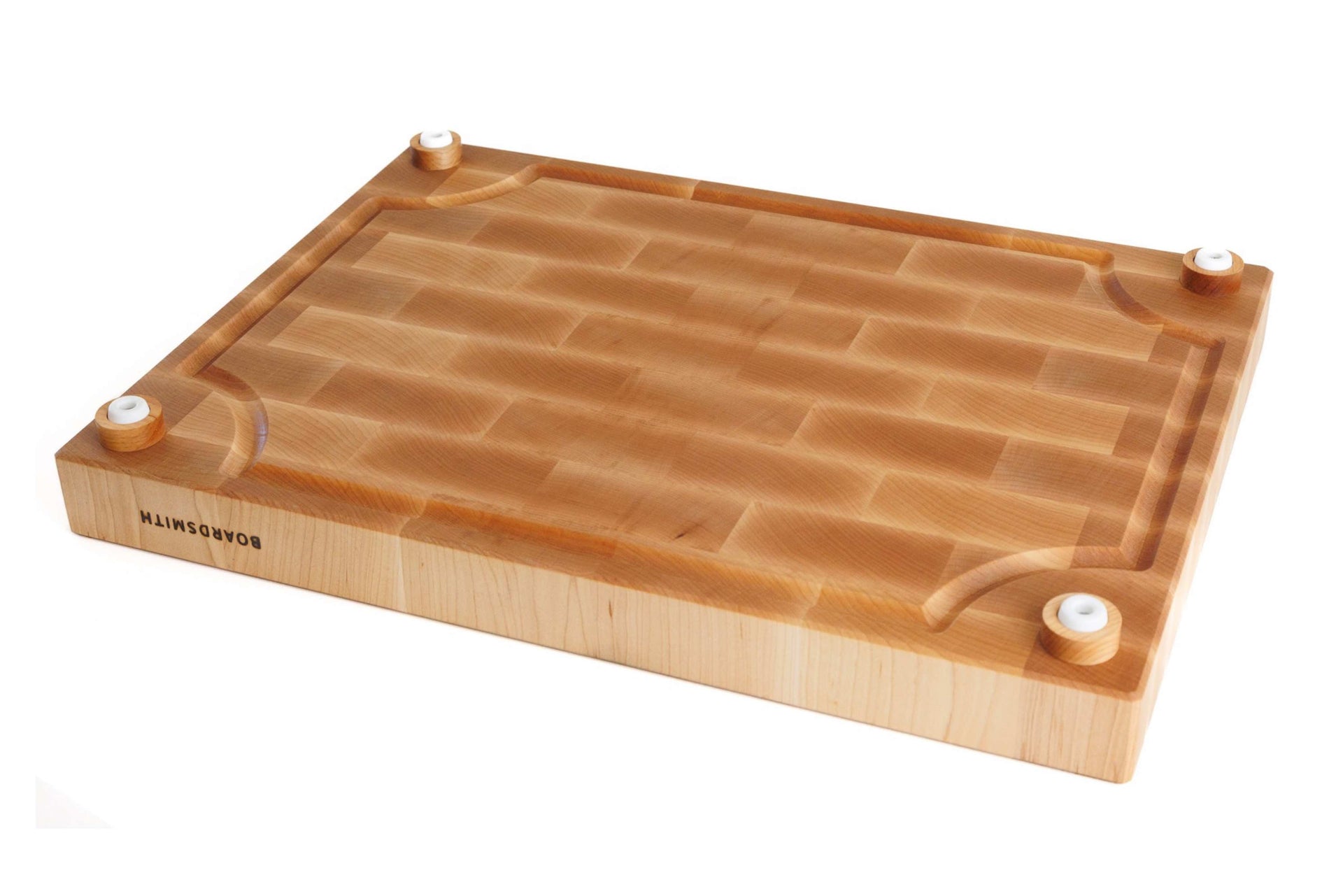 Maple End Grain Cutting Board, Carolina Cut 16 x 22 x 2 Inch