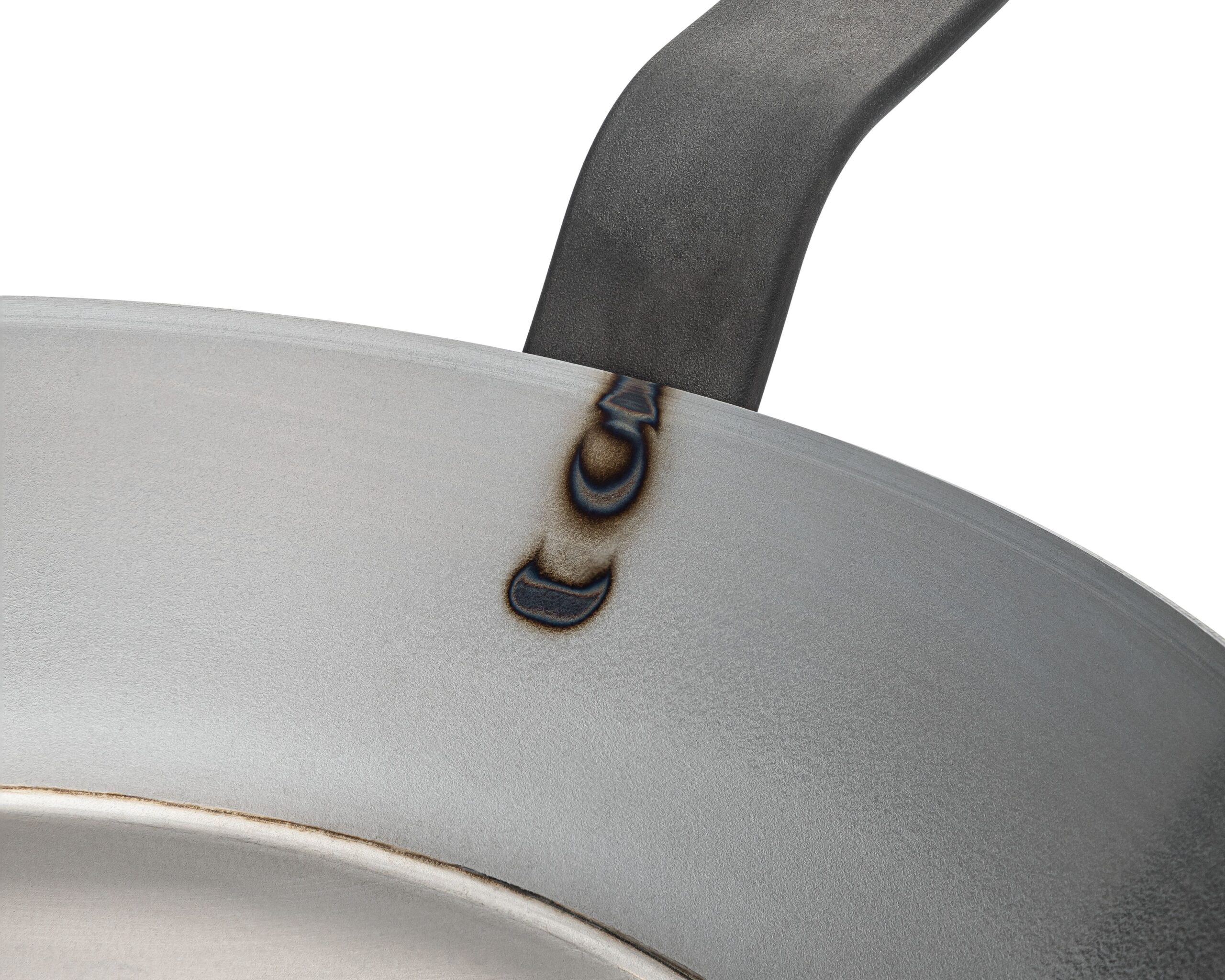 Black Carbon Steel Frying Pan, SKU 062005 view 3