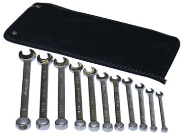 711 11-Piece 12-Point SAE Combination Wrench Set