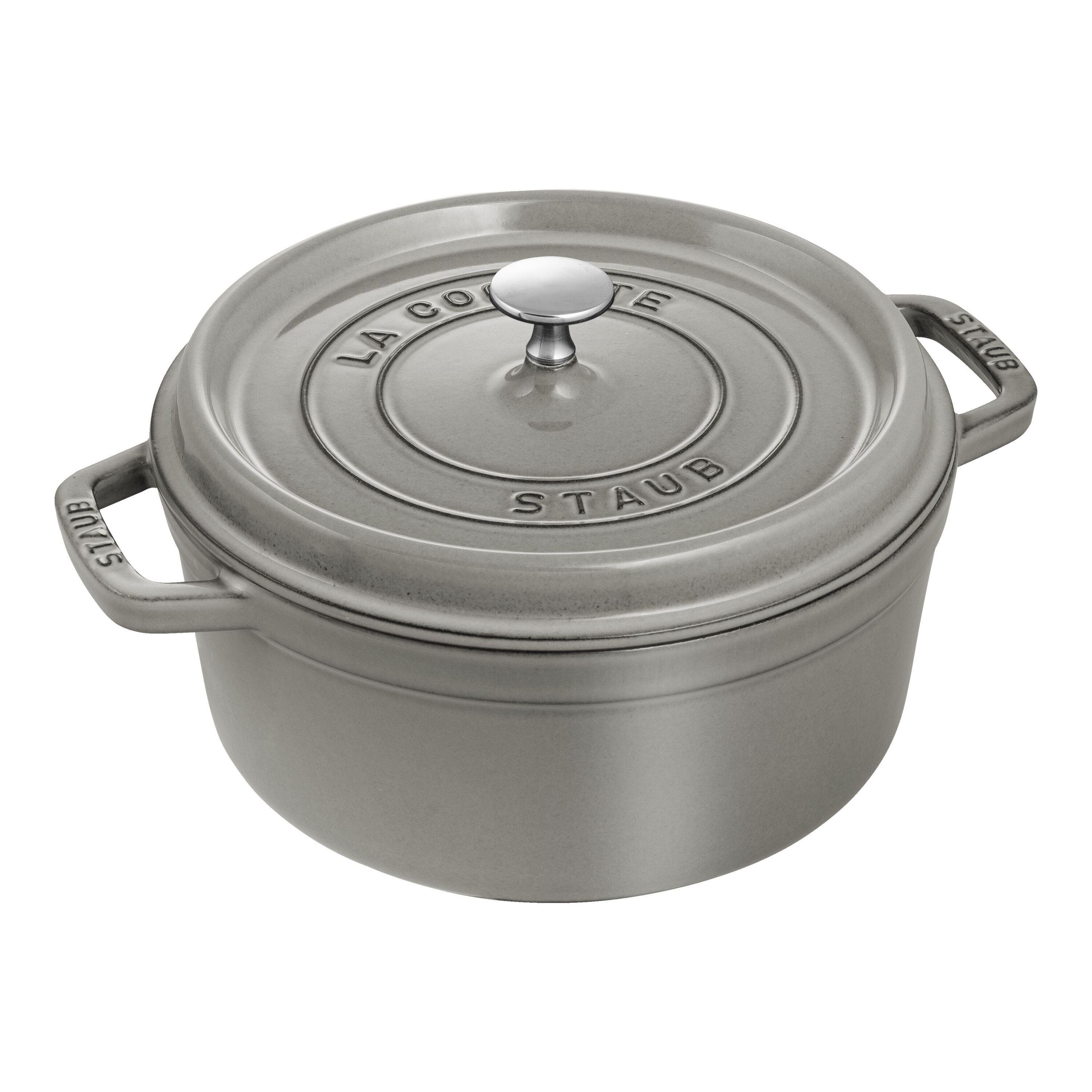 Round Cocotte, 5.5 Quart, Graphite Grey