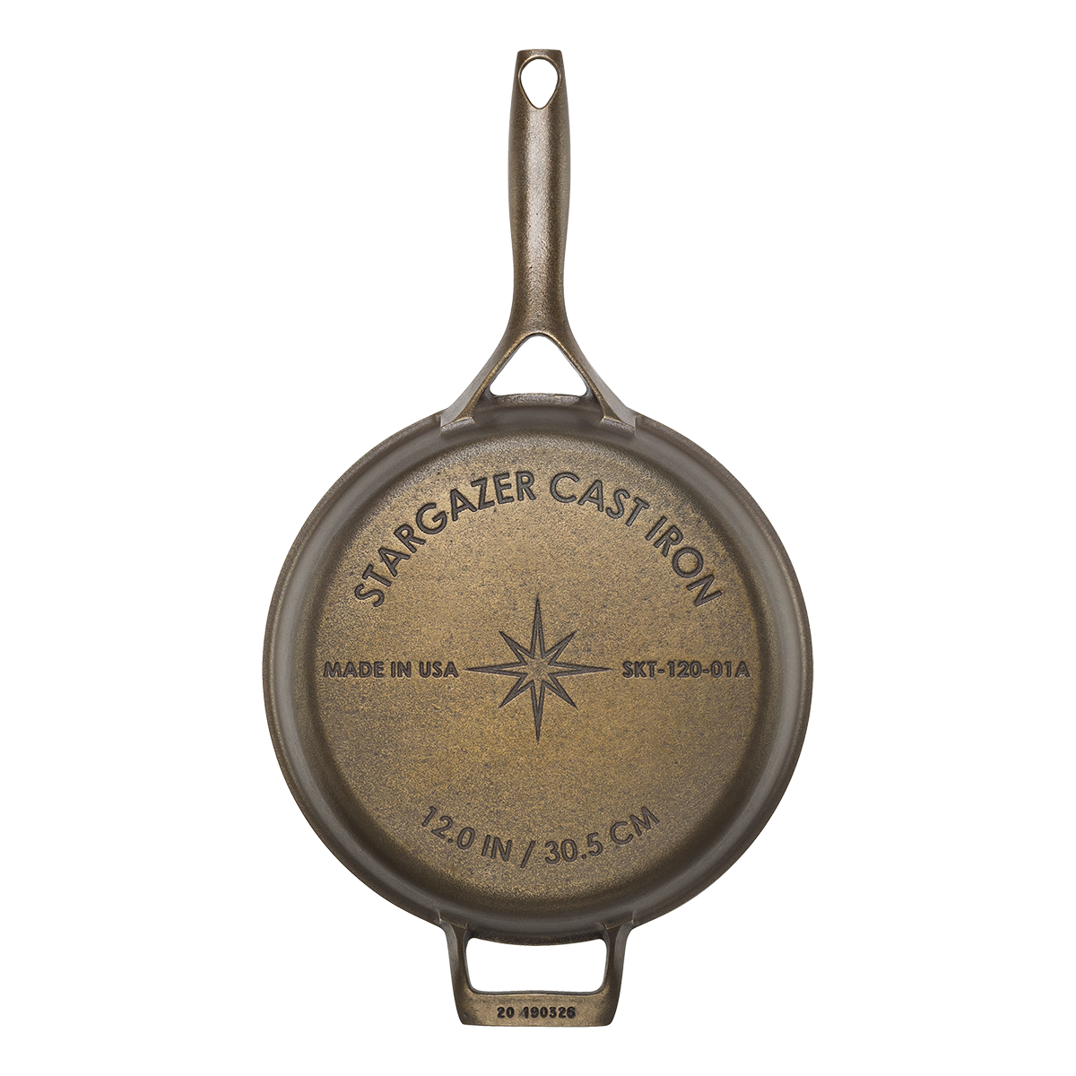 12-Inch Cast Iron Skillet, Seasoned view 2