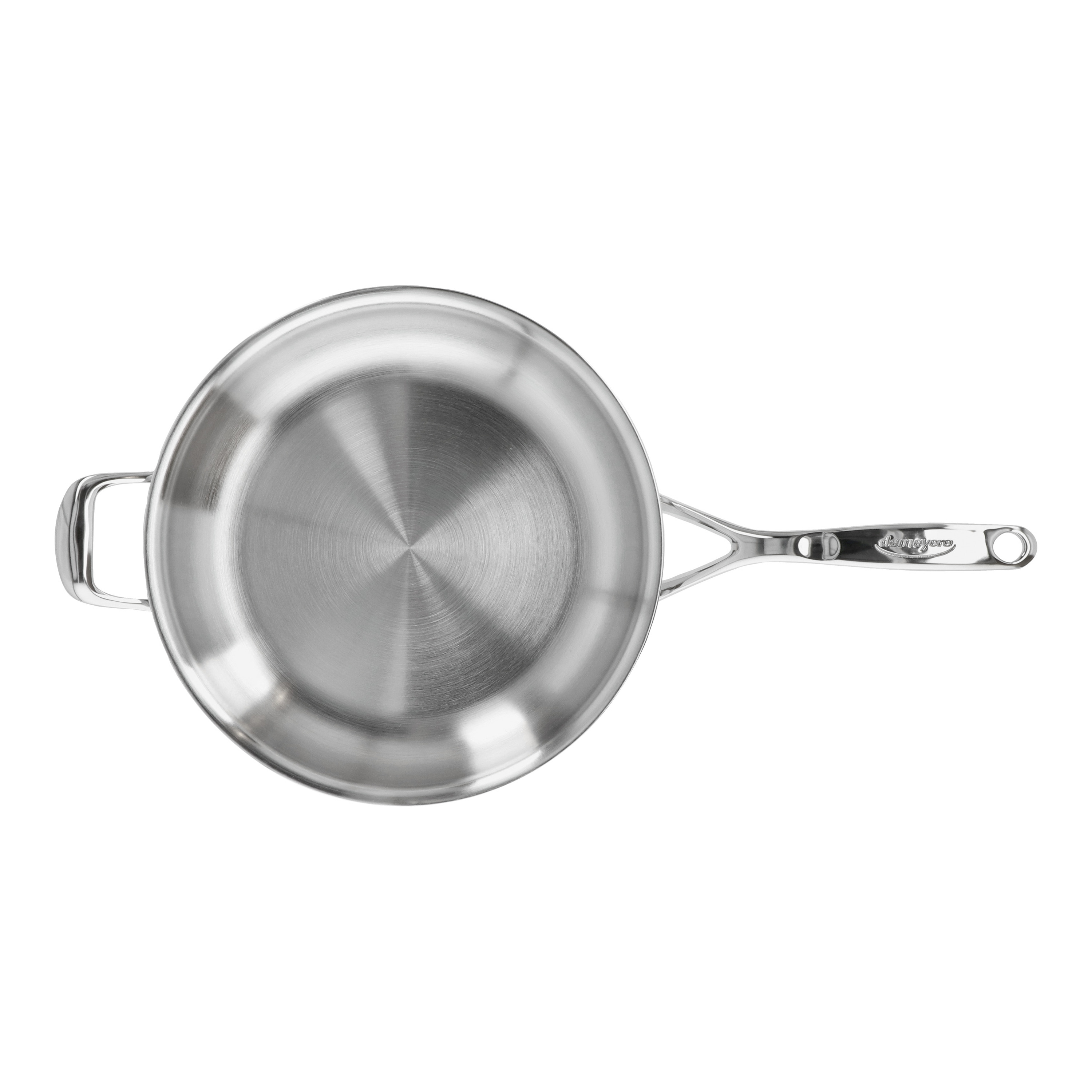 Atlantis 11-Inch 18/10 Stainless Steel Proline Fry Pan with Helper Handle view 3