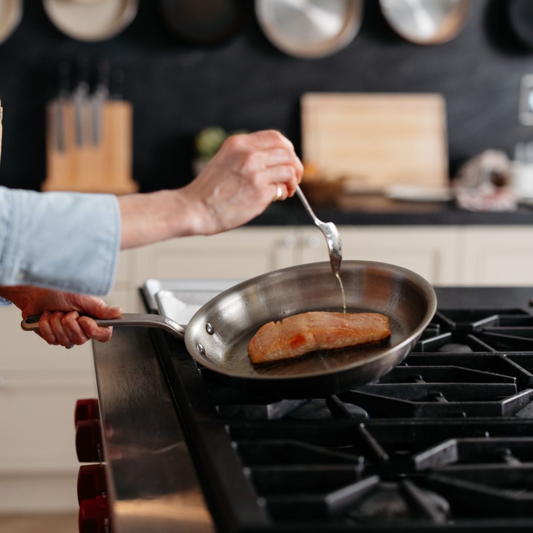 Stainless Clad Frying Pan, 12 Inch view 2