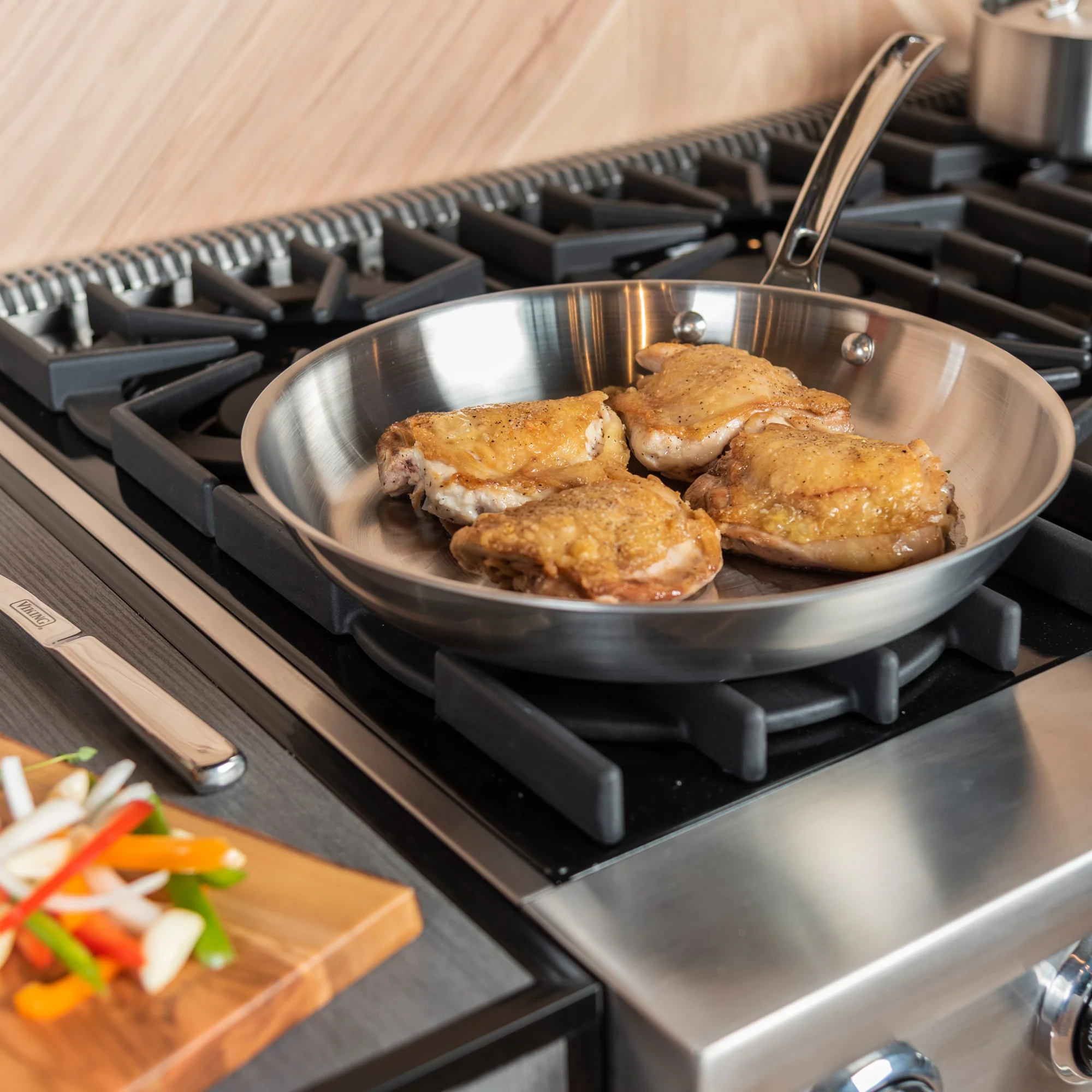 Professional 5-Ply 12-Inch Fry Pan view 2