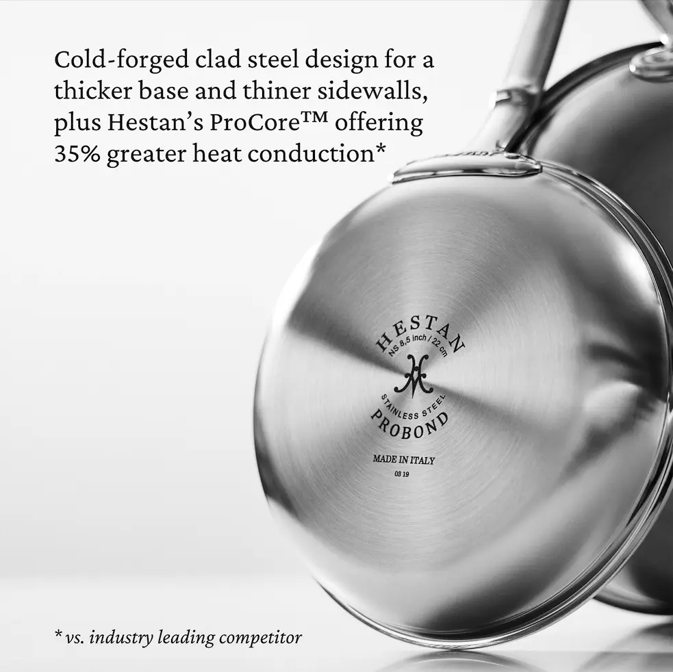 ProBond® Forged™ Brushed Clad Stainless Steel Skillet, 11 Inch view 2